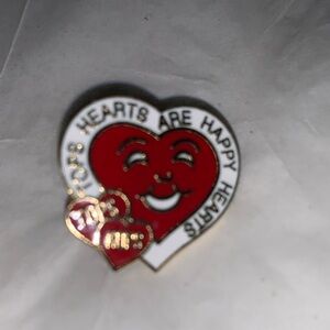 Red Tops Heart Enamel Pin